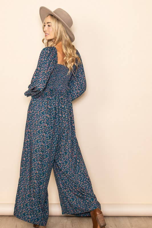 Floral Jumpsuit