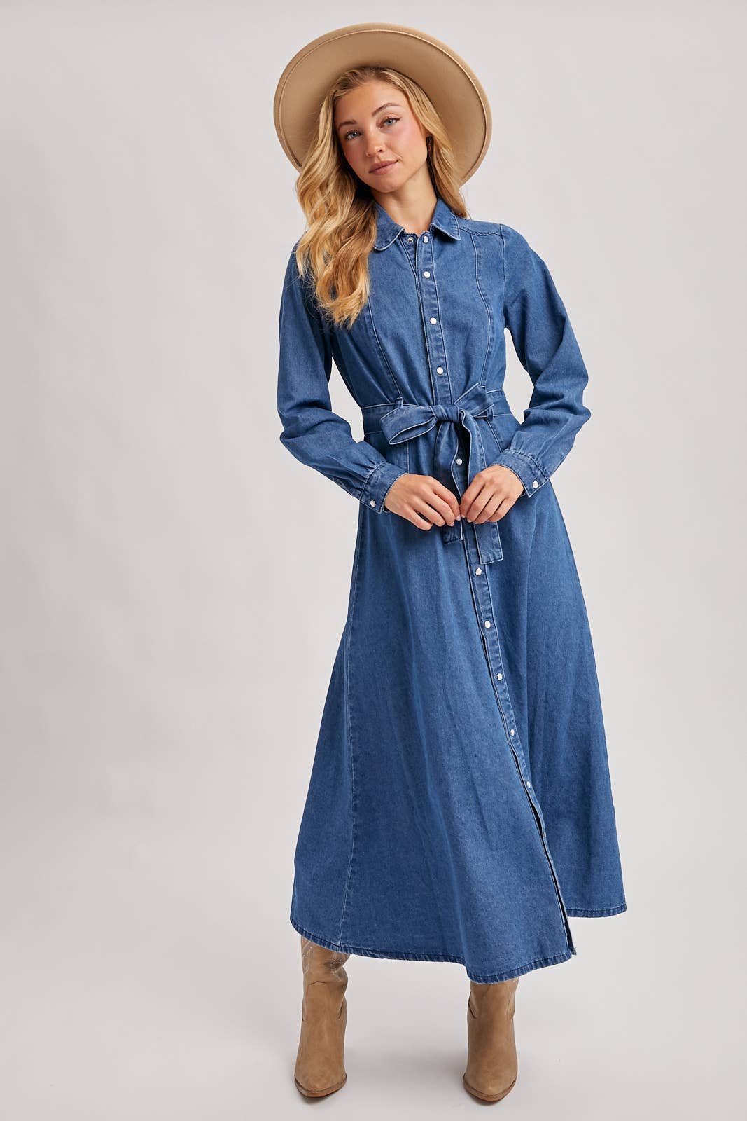 Maxi Denim Dress