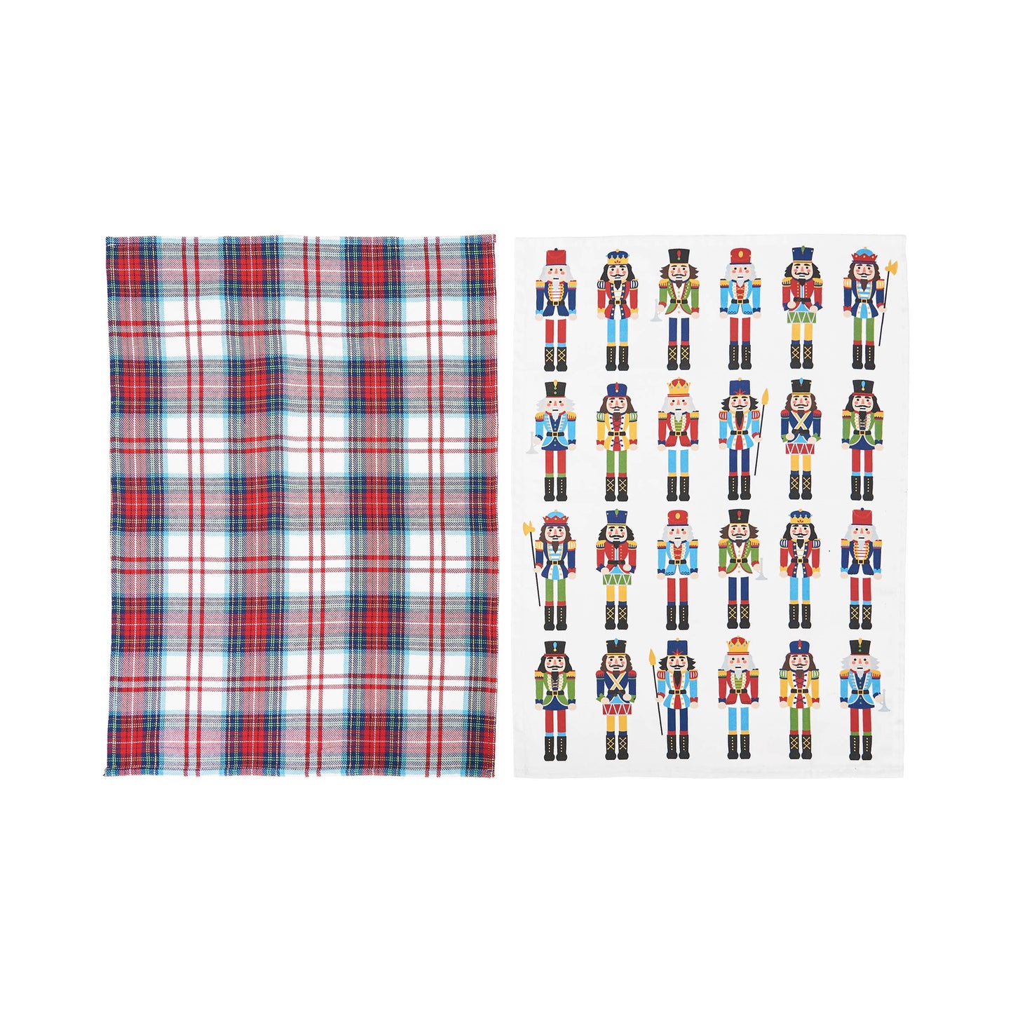 Nutcracker Plaid Towel Set