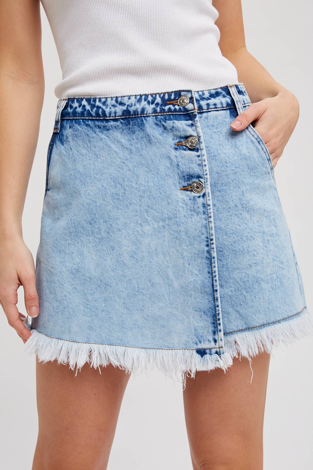 DENIM SKORT