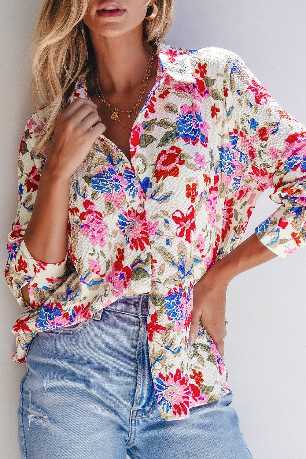 Spring Floral Shirt