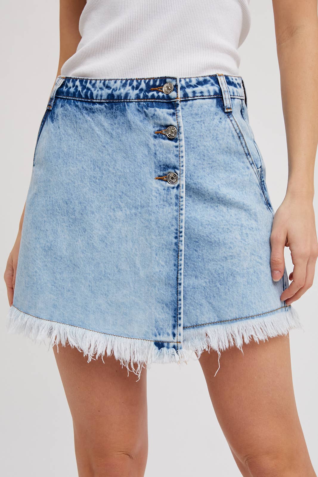 DENIM SKORT