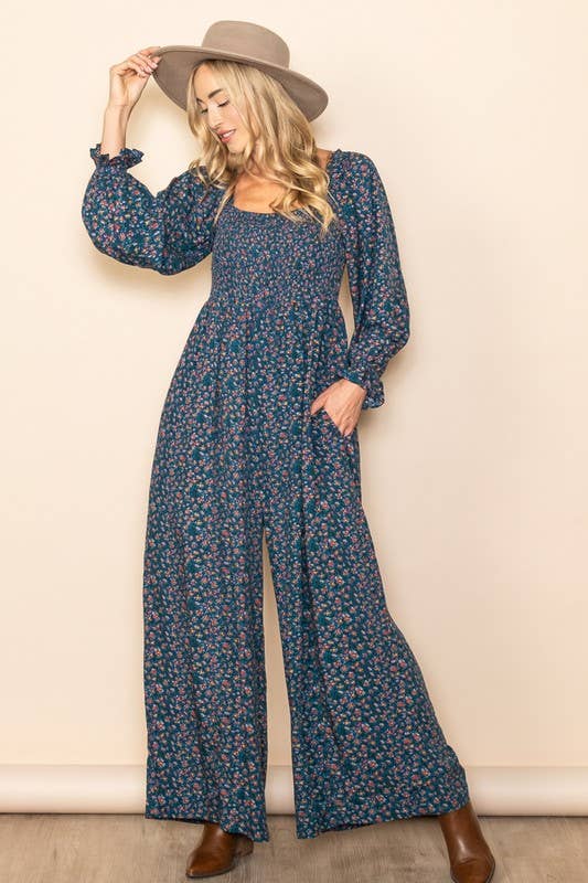 Floral Jumpsuit
