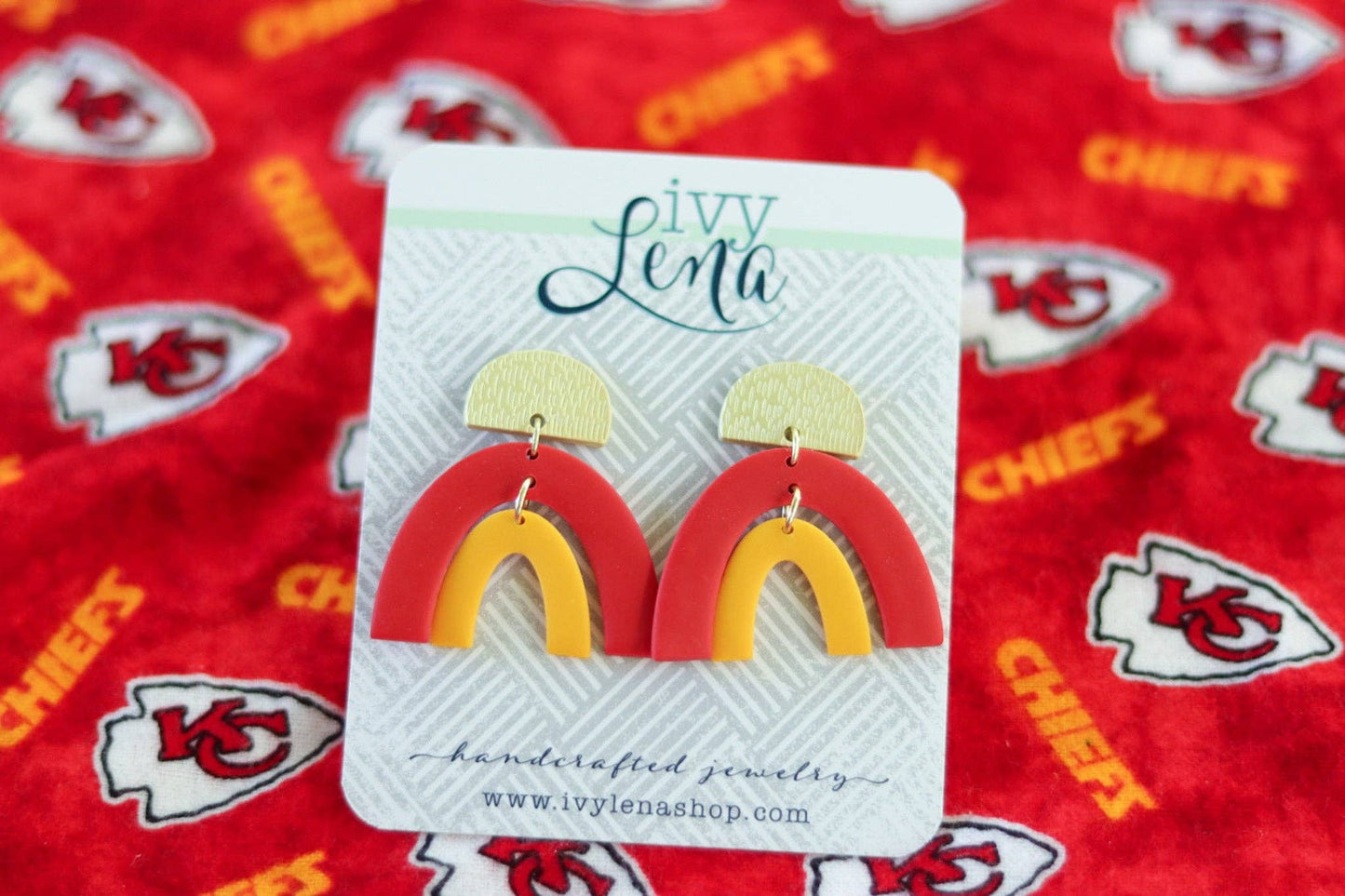 Chiefs Clay Earrings