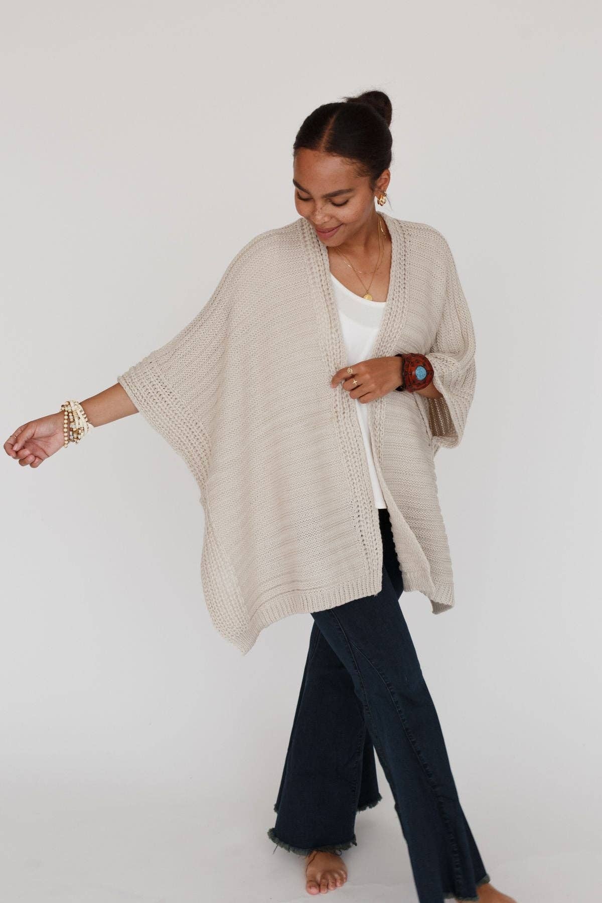 Oatmeal Kimono