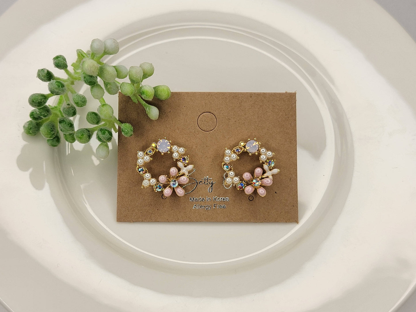 Floral Post Earrings