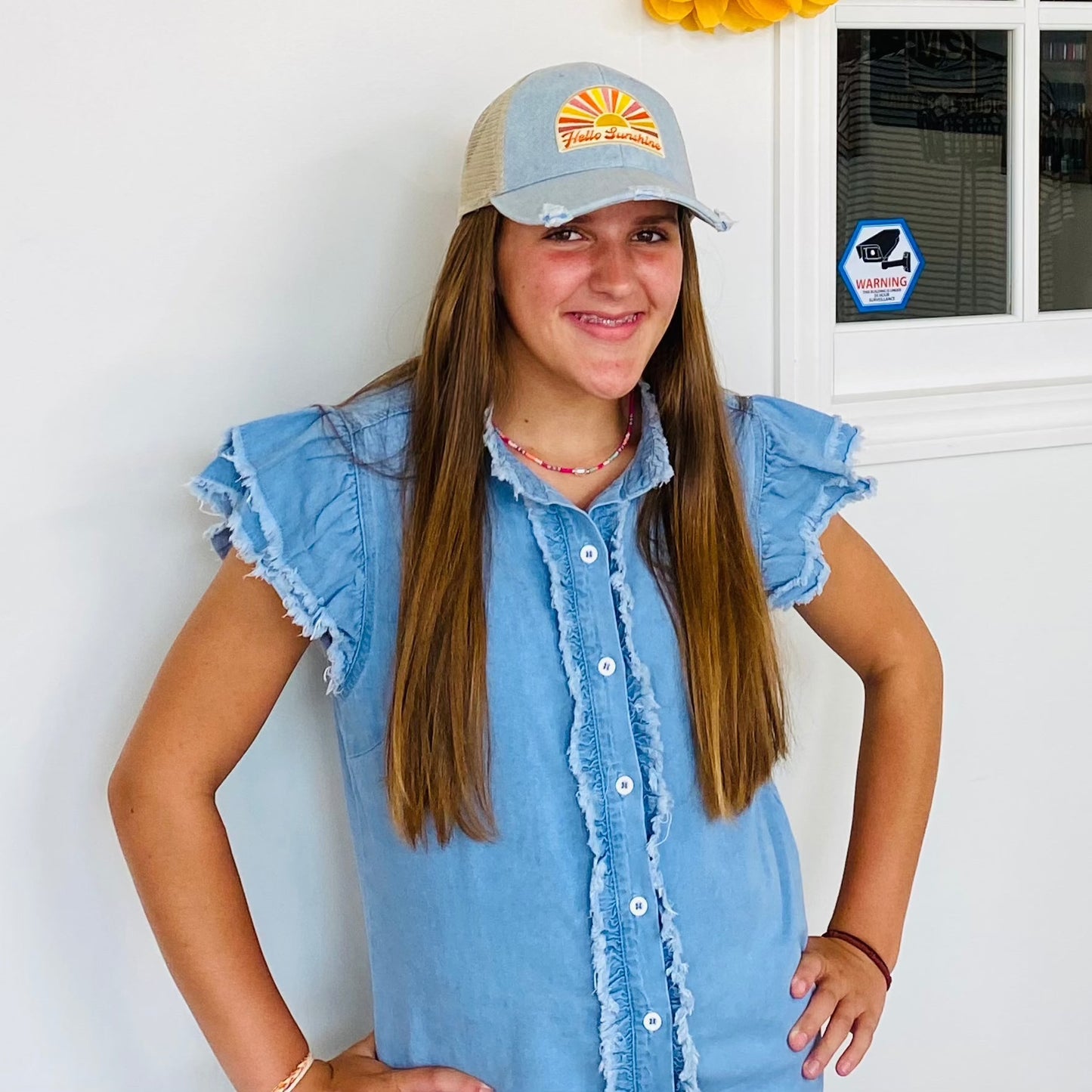 Frayed Denim Shirt