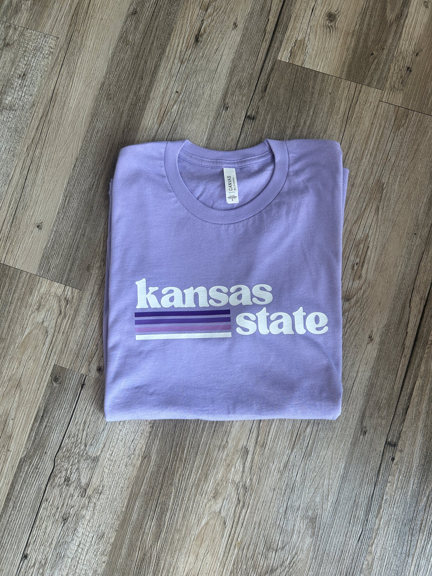 KSU Stripe Tee