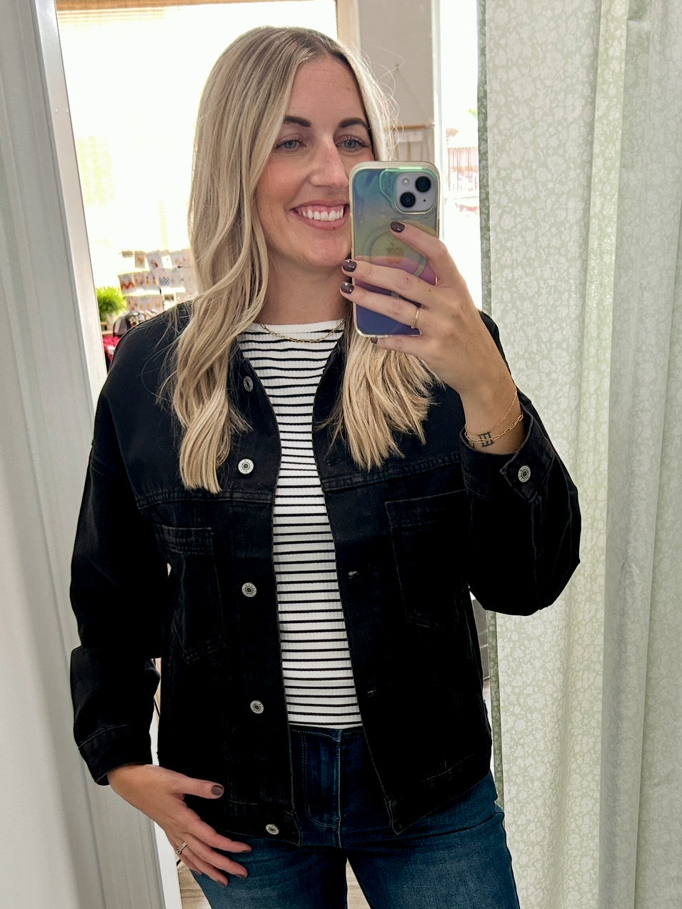 Black Denim Jacket