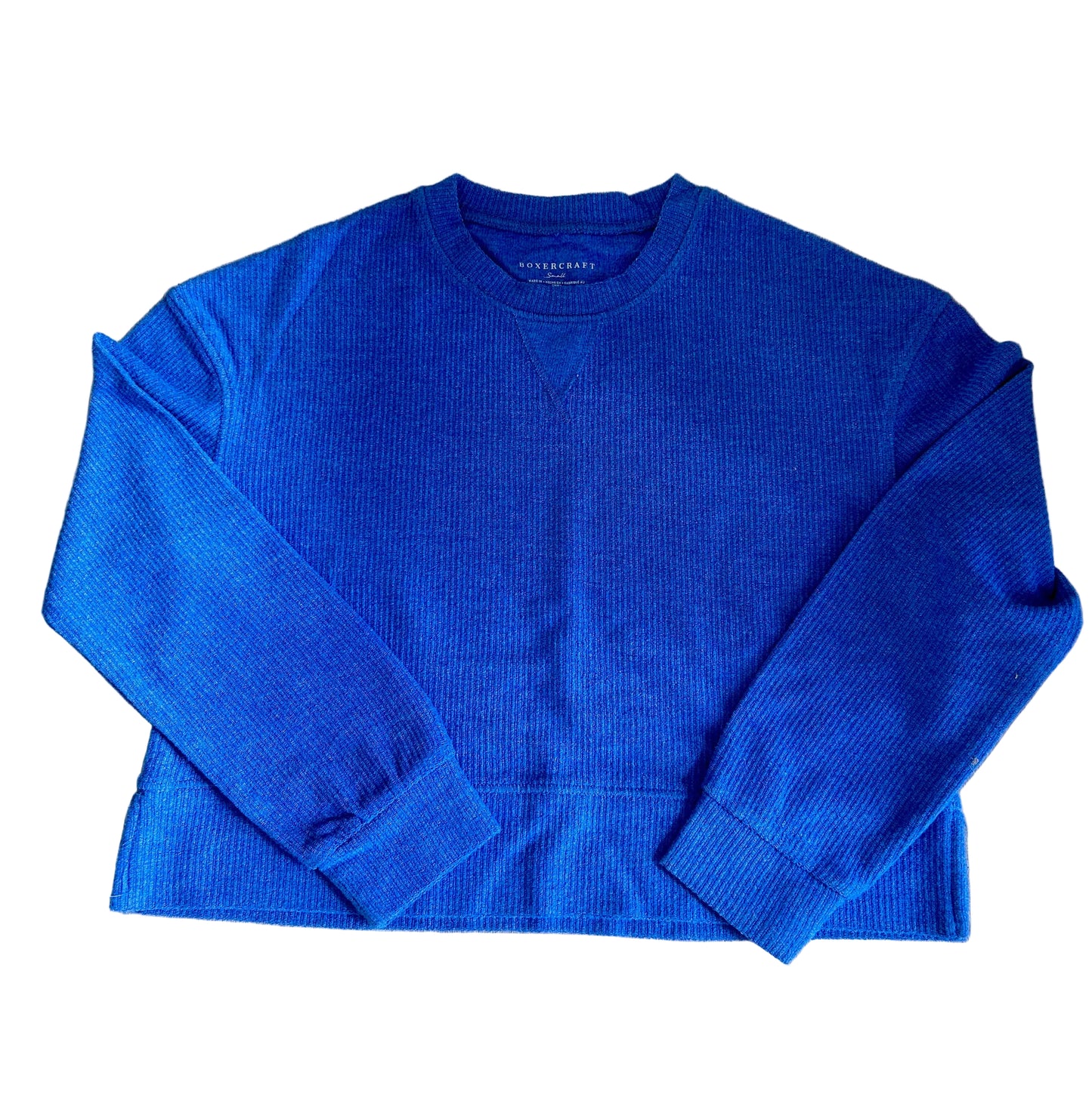 Corded Boxy Crewneck
