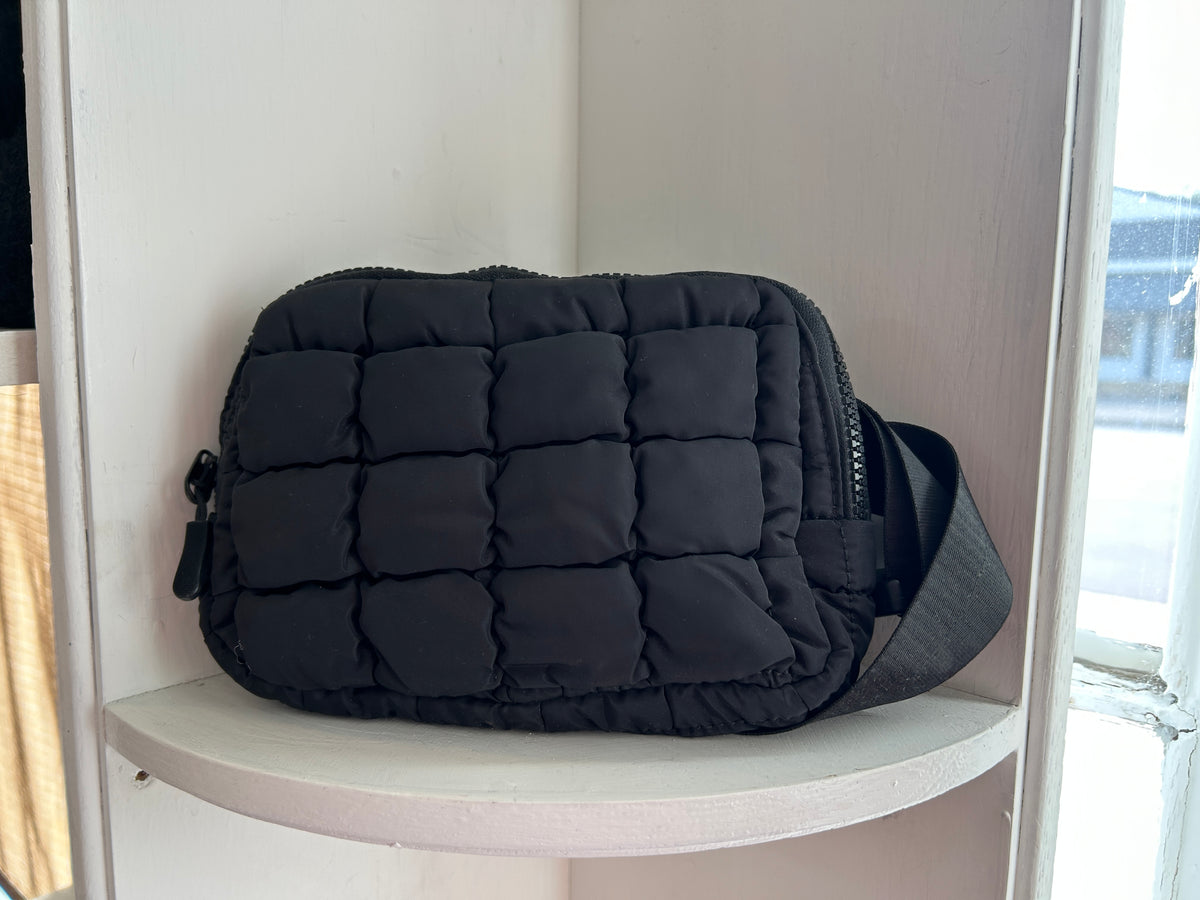 Puffer Quilted Sling Bag