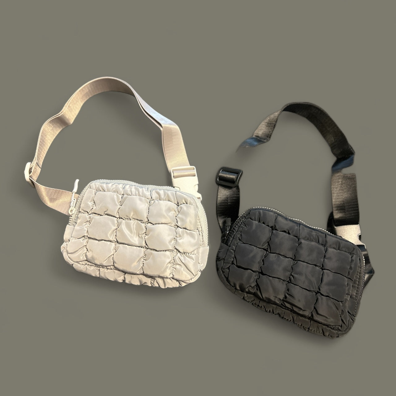Puffer Quilted Sling Bag