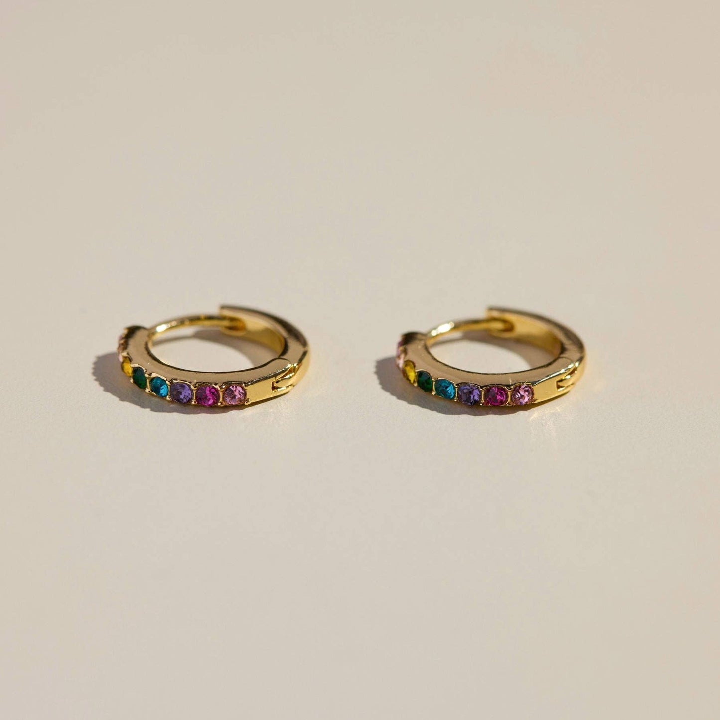 N&S Rainbow Pave Huggies