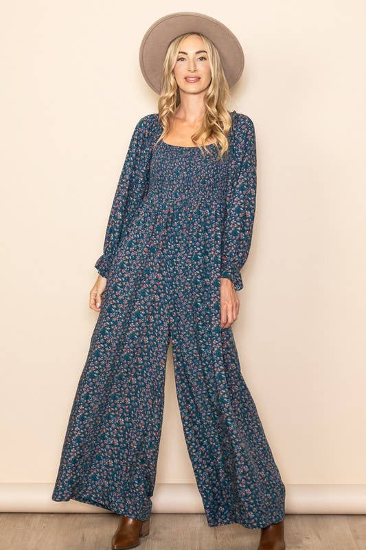 Floral Jumpsuit