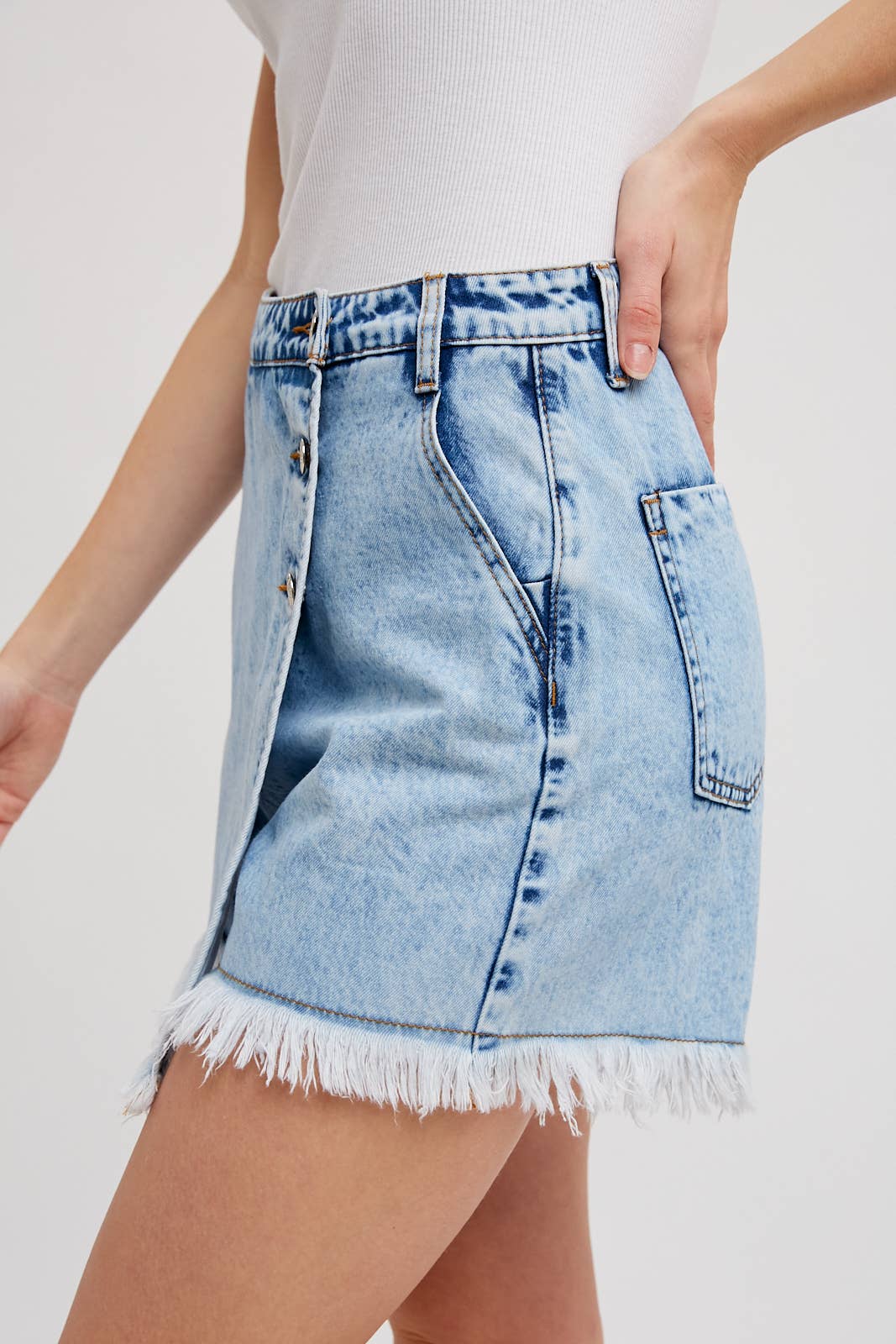DENIM SKORT