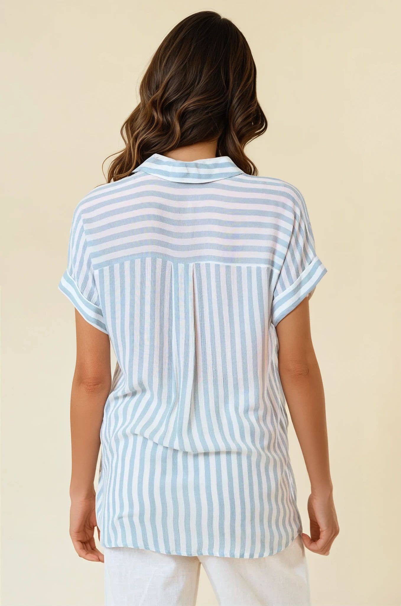Striped Short Sleeve Shirt
