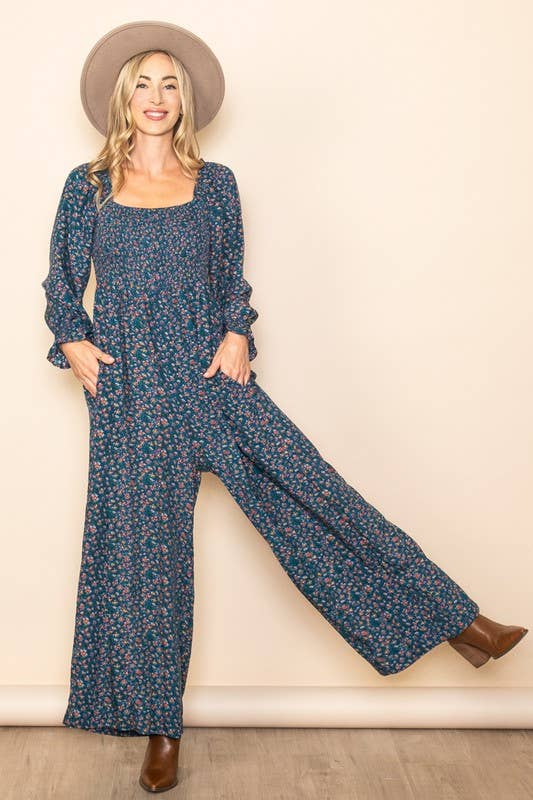 Floral Jumpsuit
