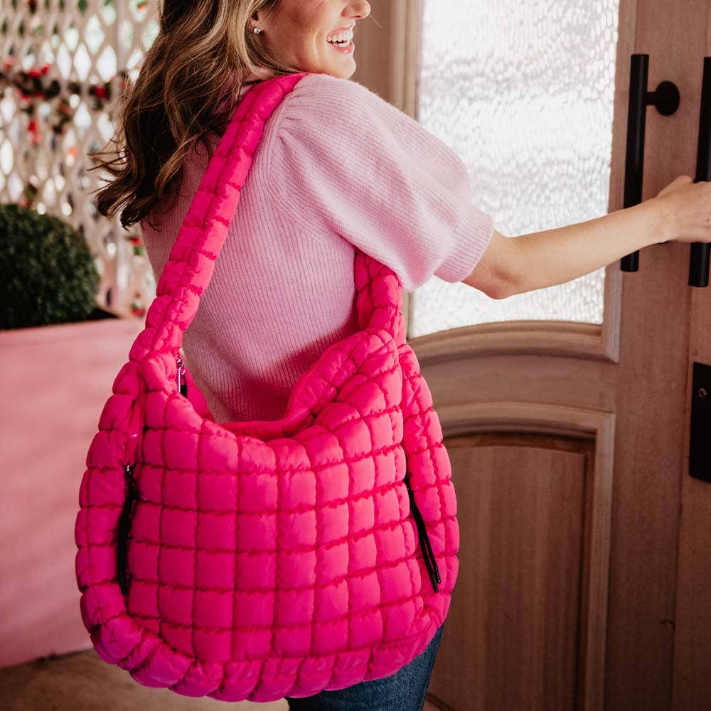 Hot Pink Hobo Bag