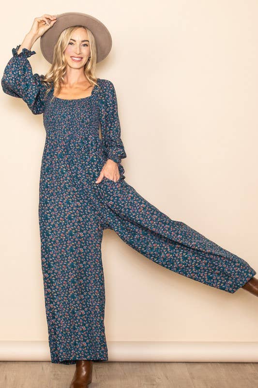 Floral Jumpsuit