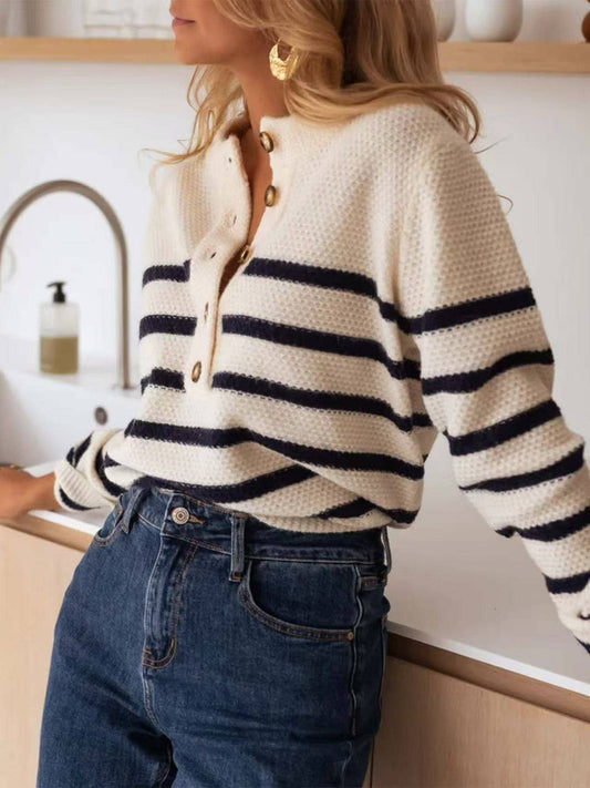 Striped Pullover Sweater