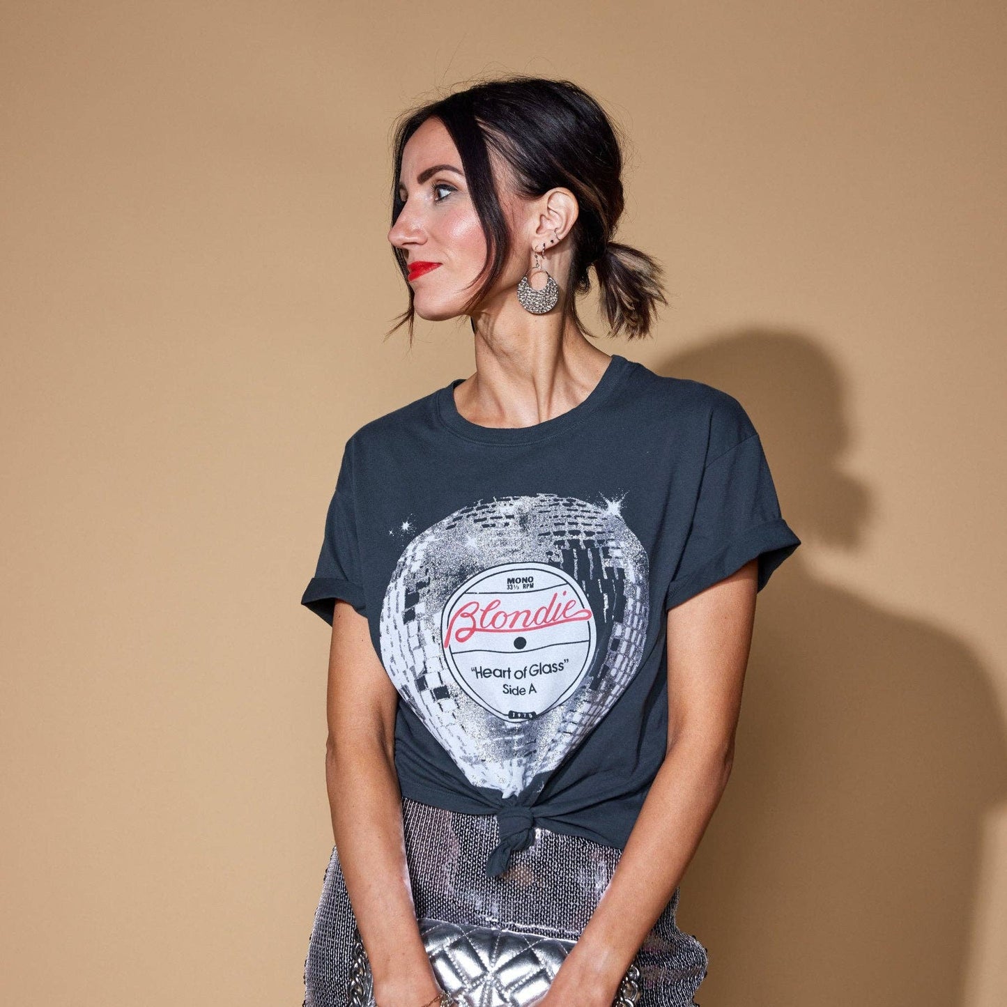 N&S Hammered Silver Ninas