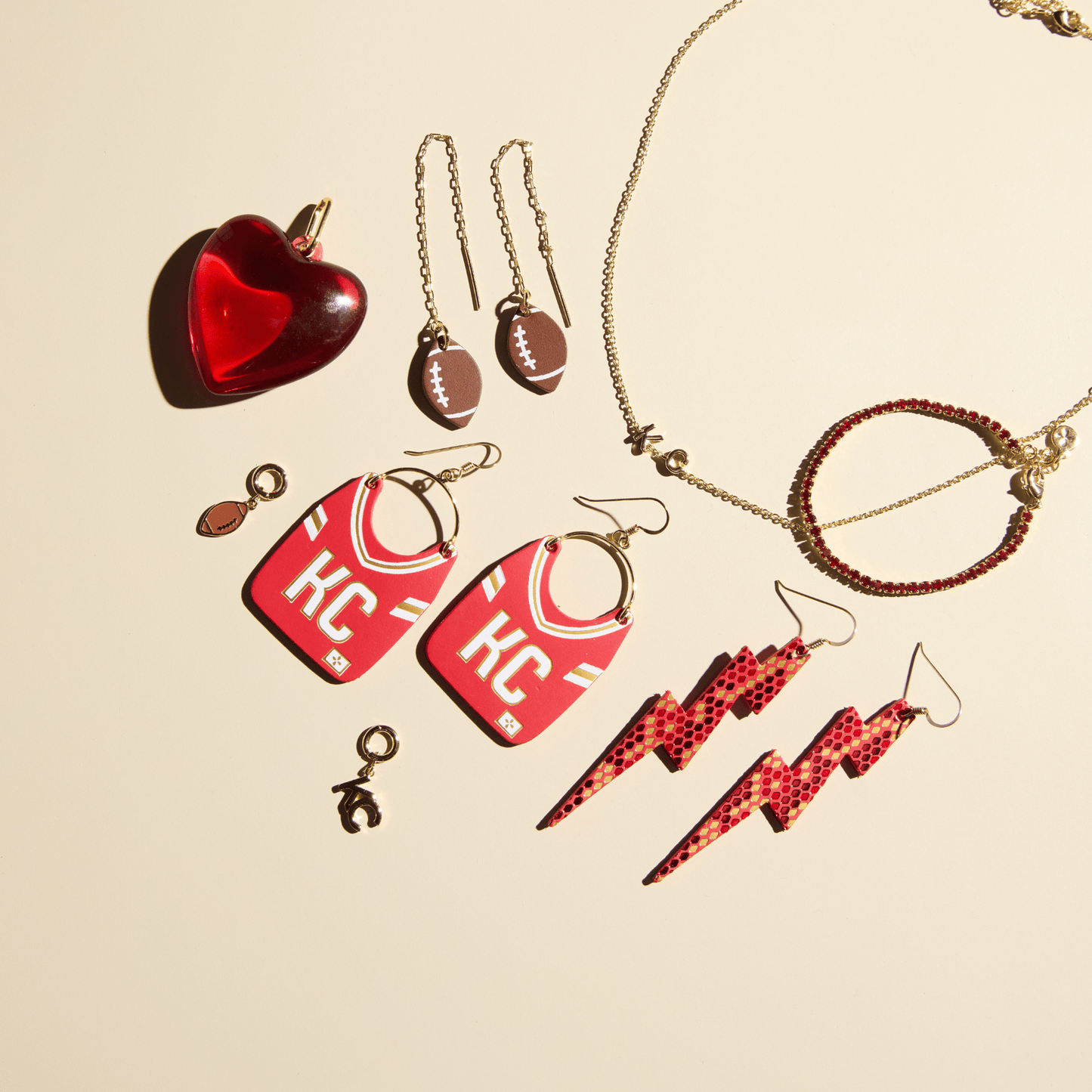 Nickel & Suede KC Jersey Earrings