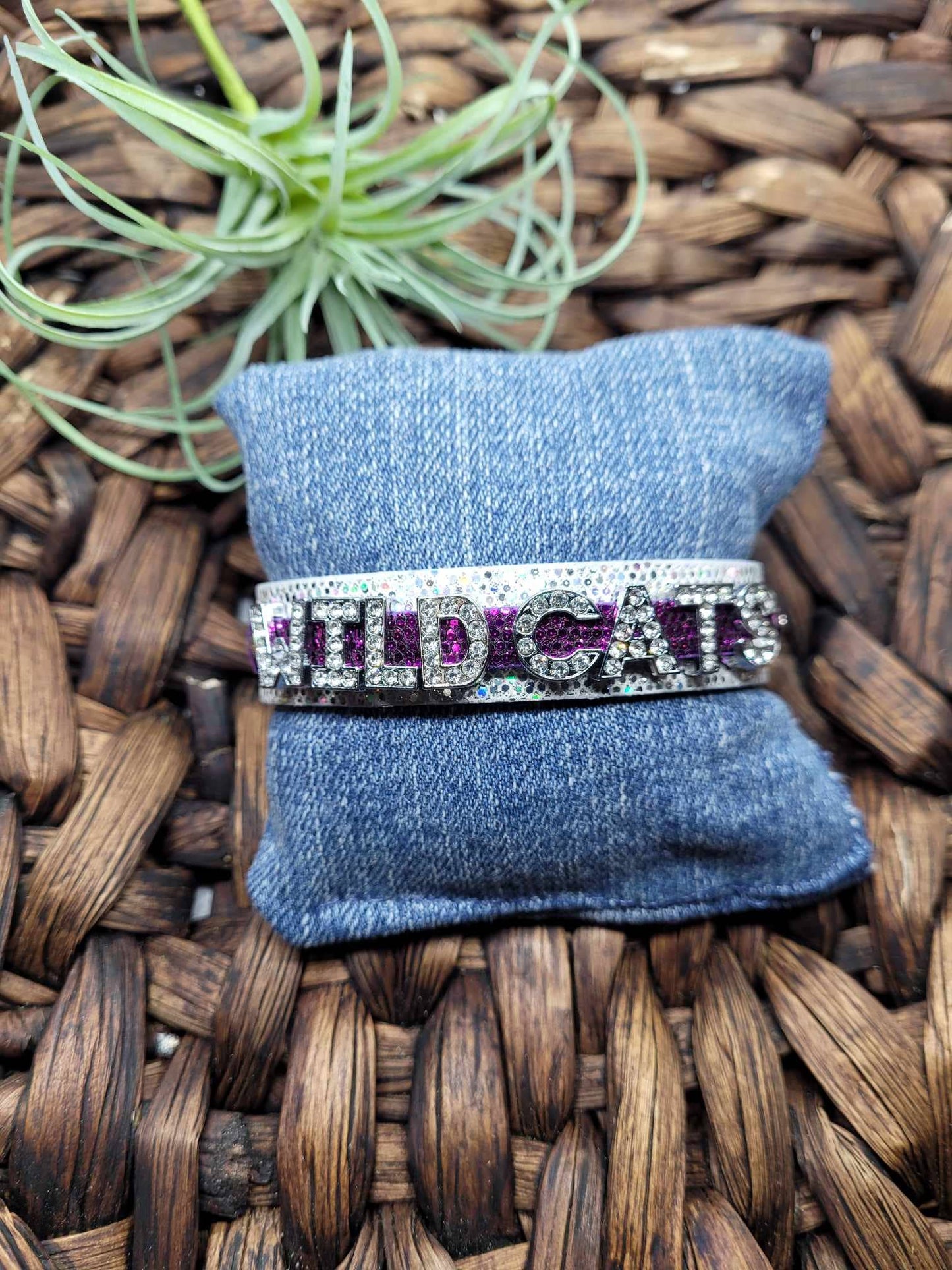 Wildcats Rhinestone  Bracelet