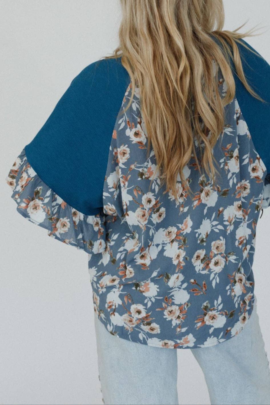 Ruffle Sleeve Top