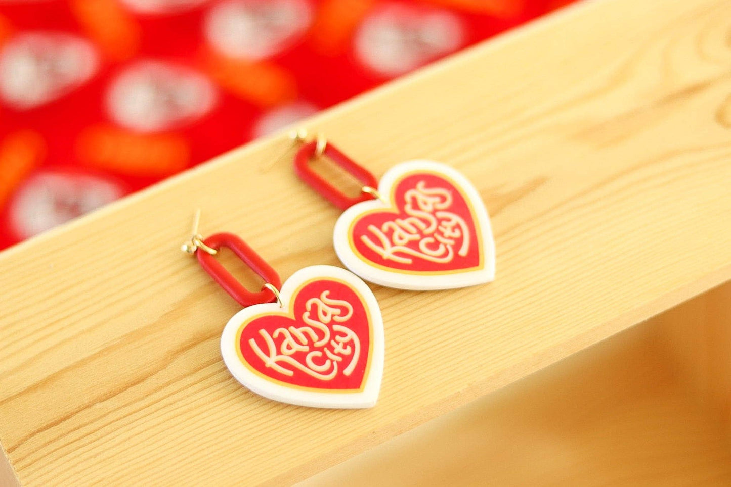 KC Heart Earrings