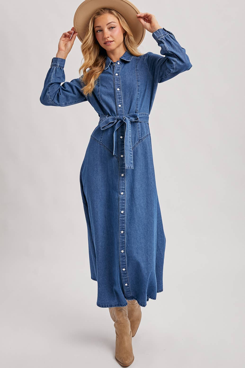 Maxi Denim Dress