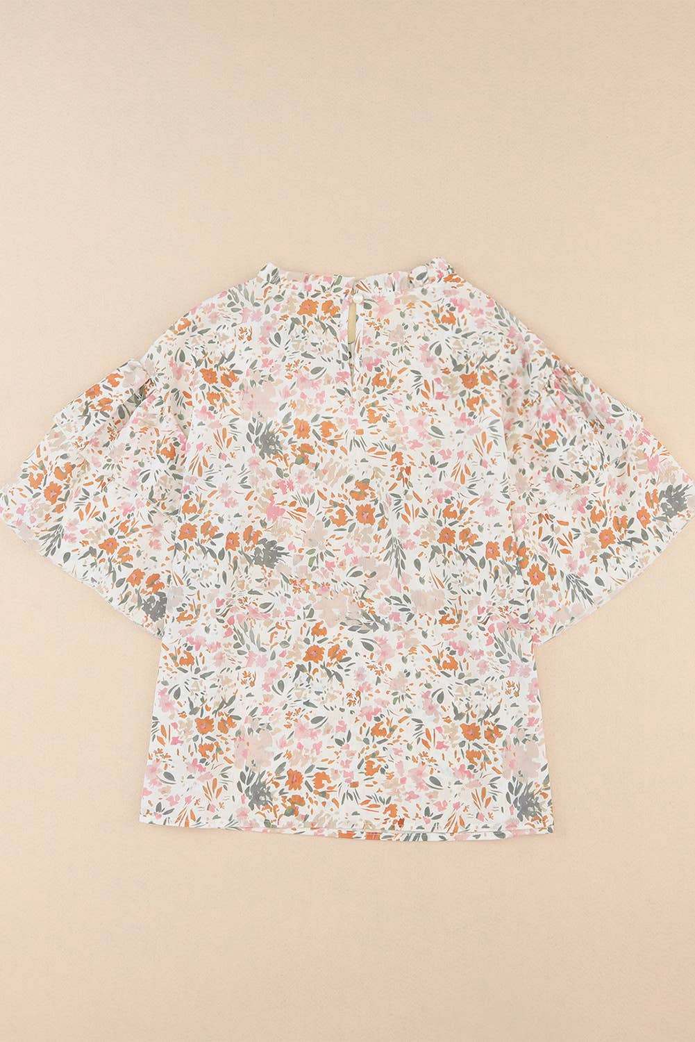 Ruffle Sleeve Blouse