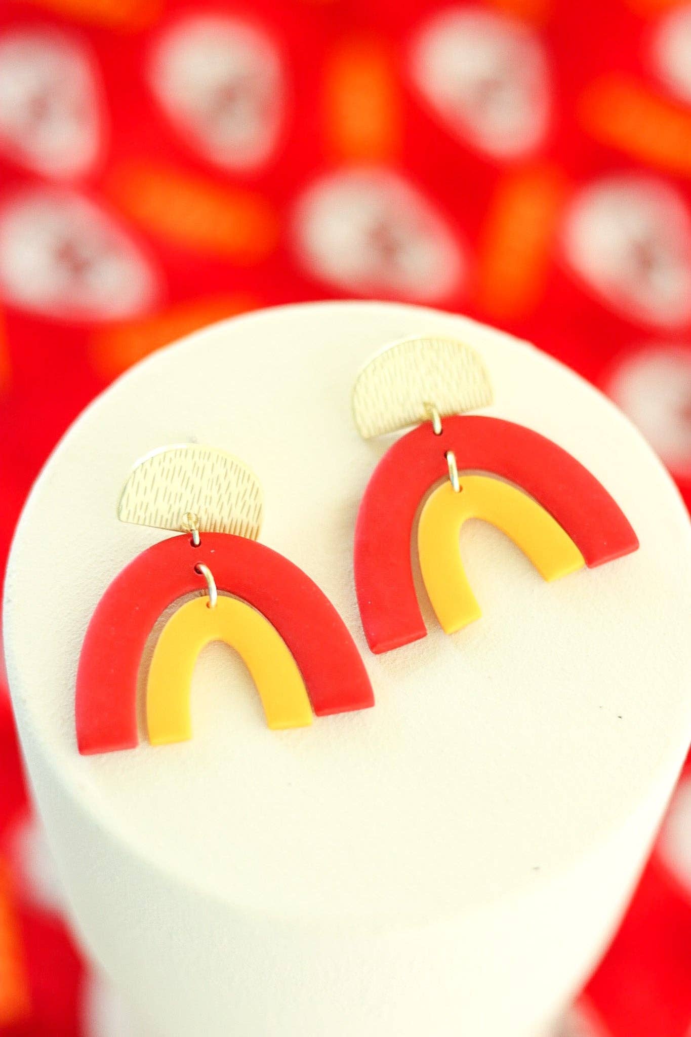 Chiefs Clay Earrings