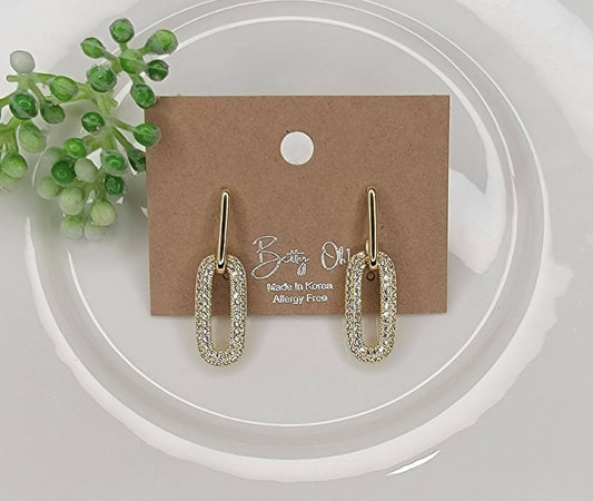 Paper Clip Earrings