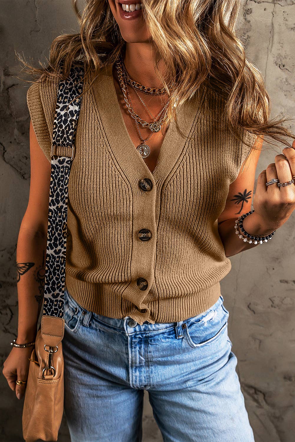 V Neck Sweater Vest