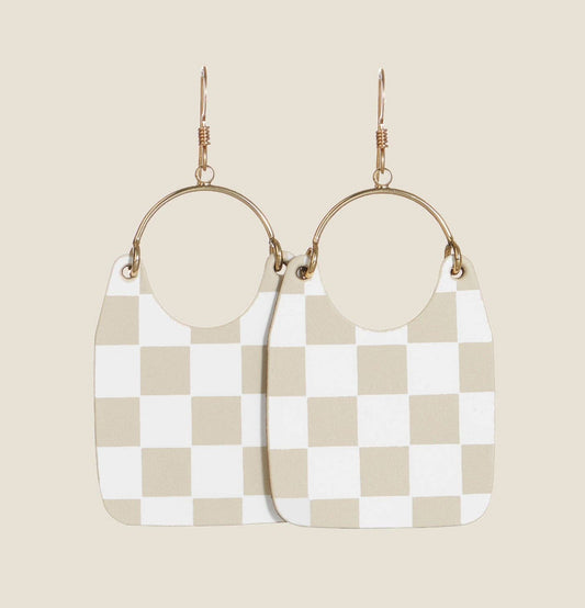 N&S Ecru Checkmate Charlies