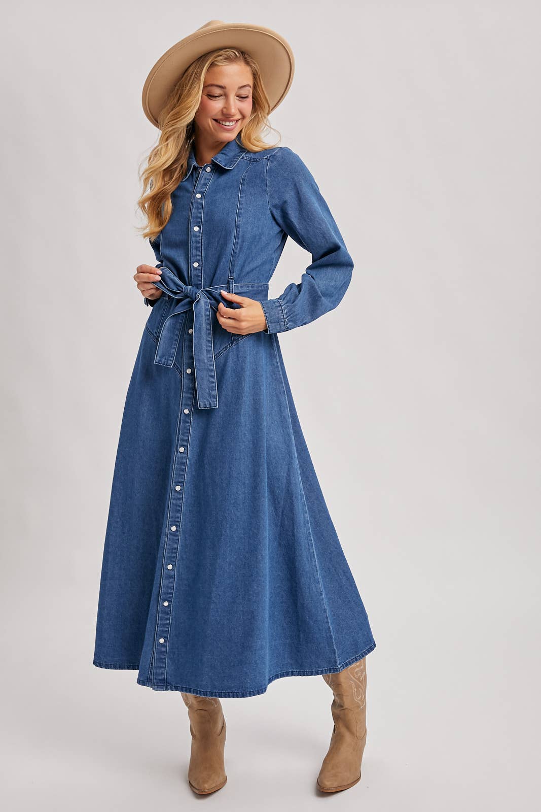 Maxi Denim Dress