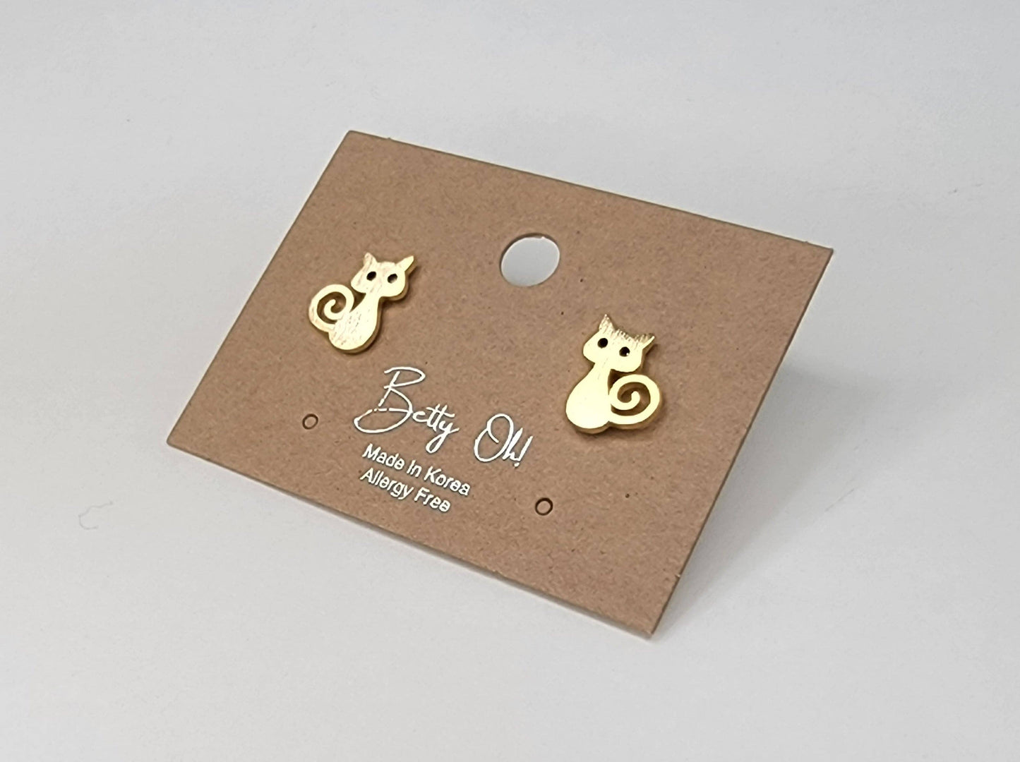 Mini Cat Post Earrings