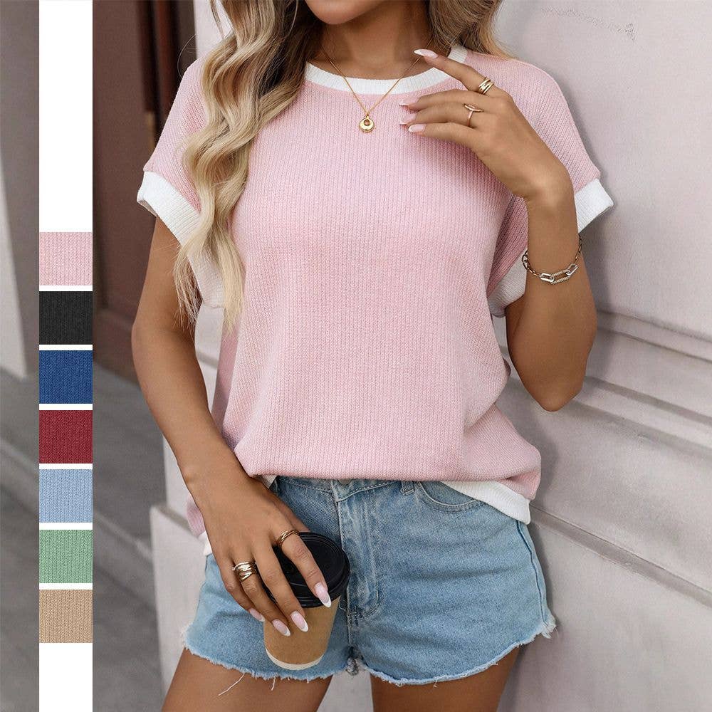 Colorblock  Knit Top