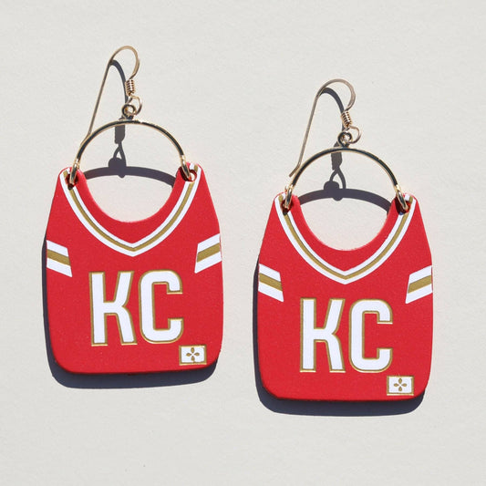 Nickel & Suede KC Jersey Earrings