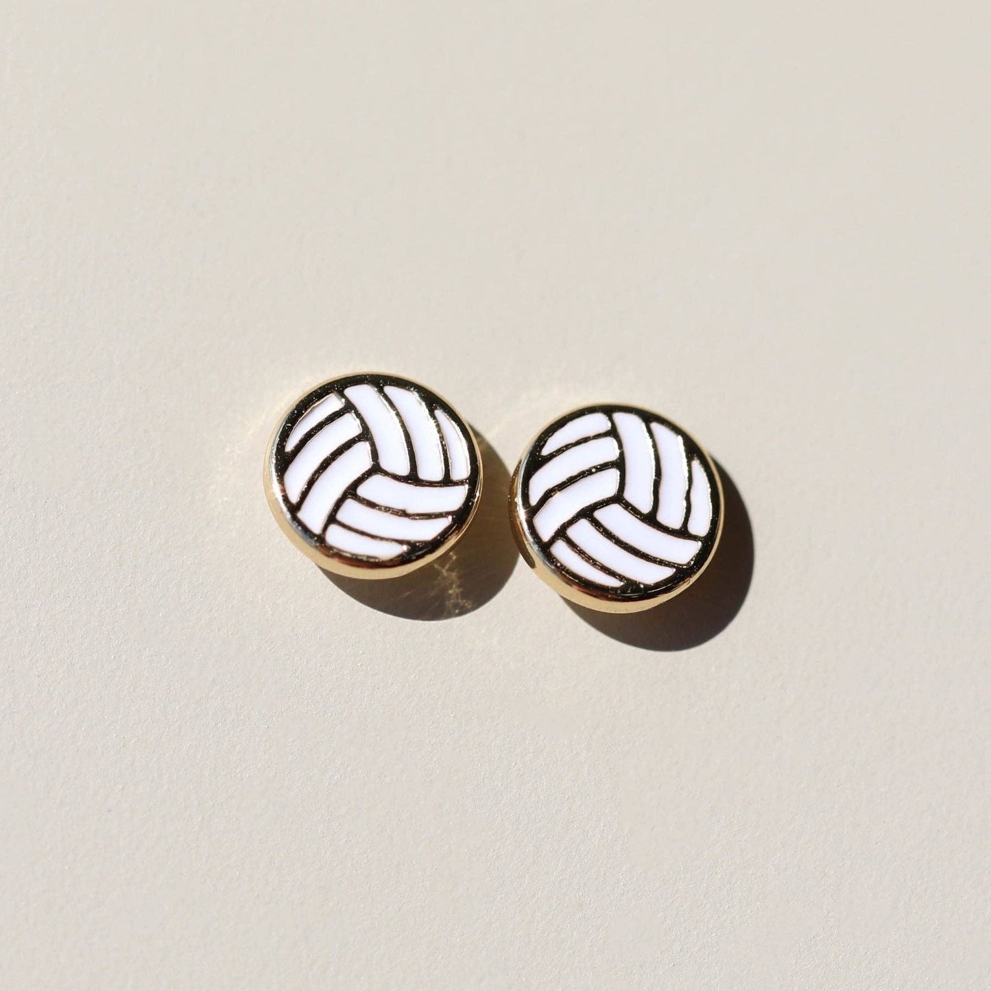 Volleyball Studs: Gold