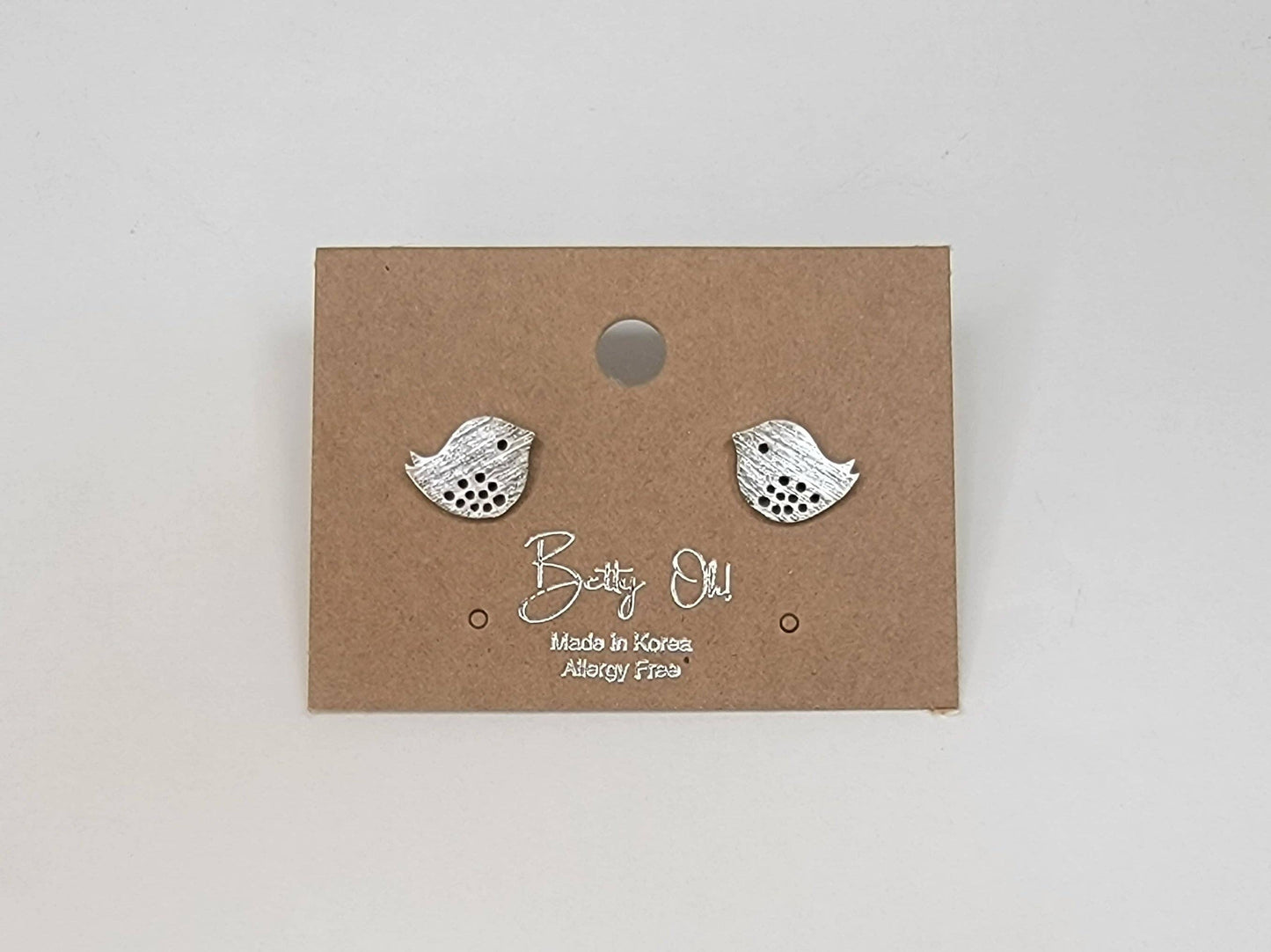 Mini Bird Post Earrings
