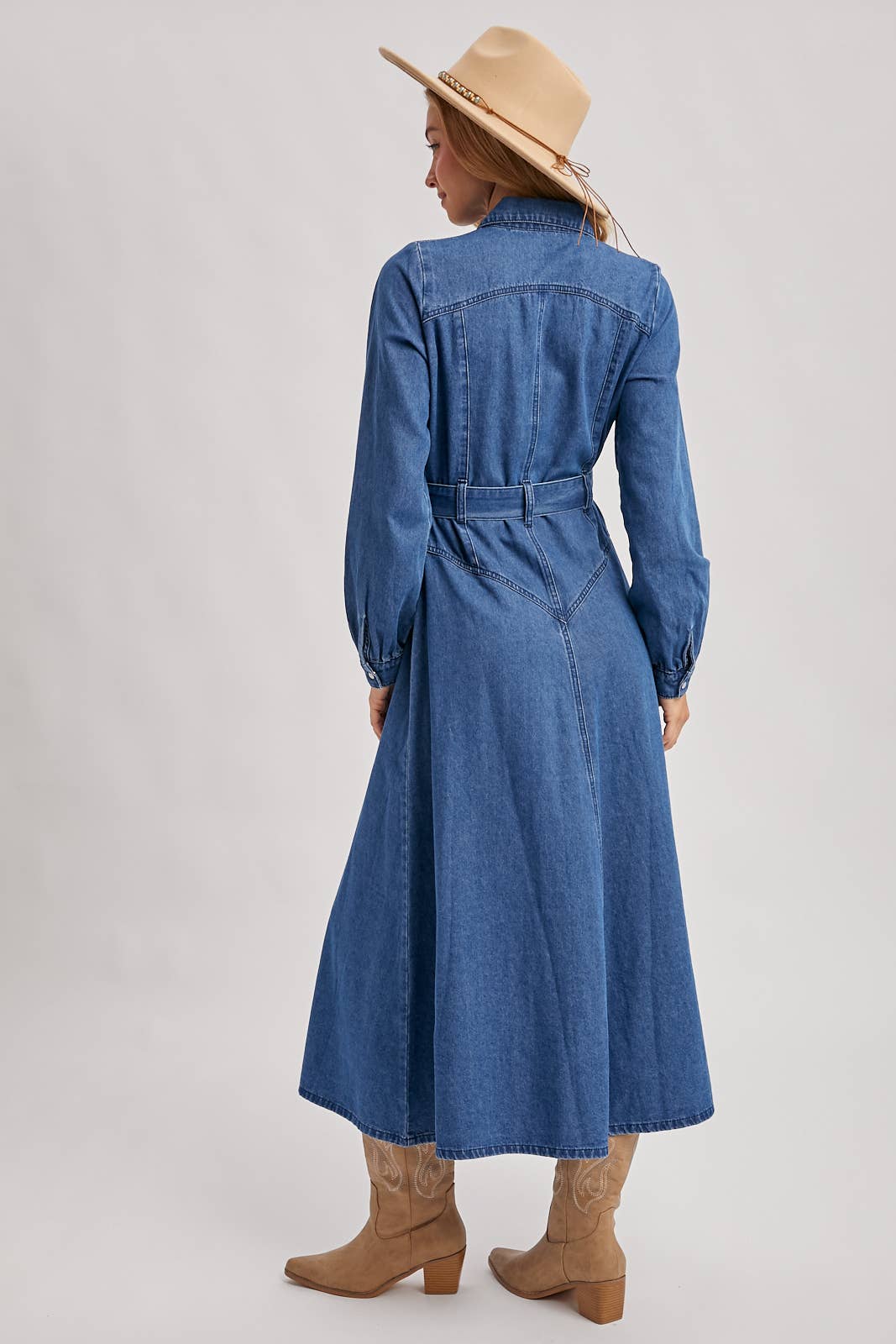 Maxi Denim Dress