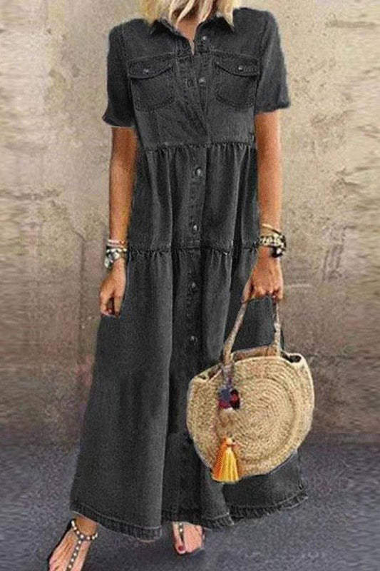Black Tiered Dress