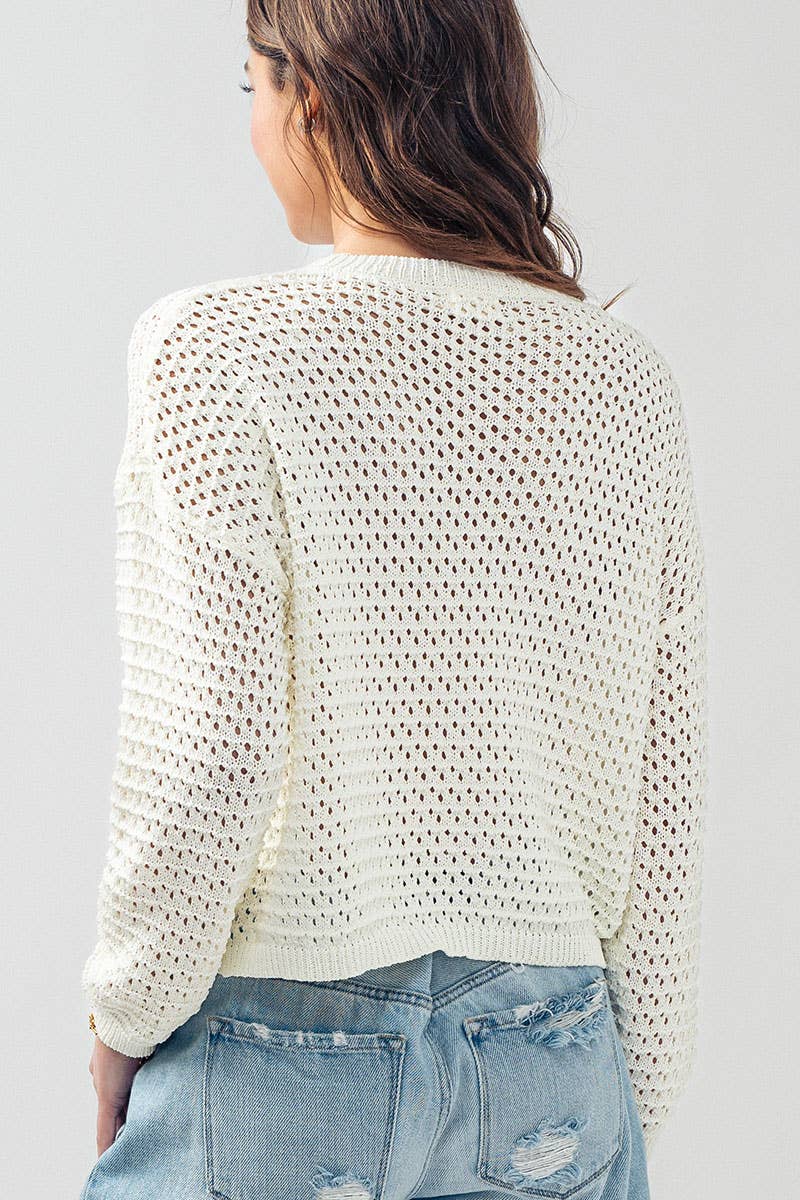 Flag Crochet Sweater