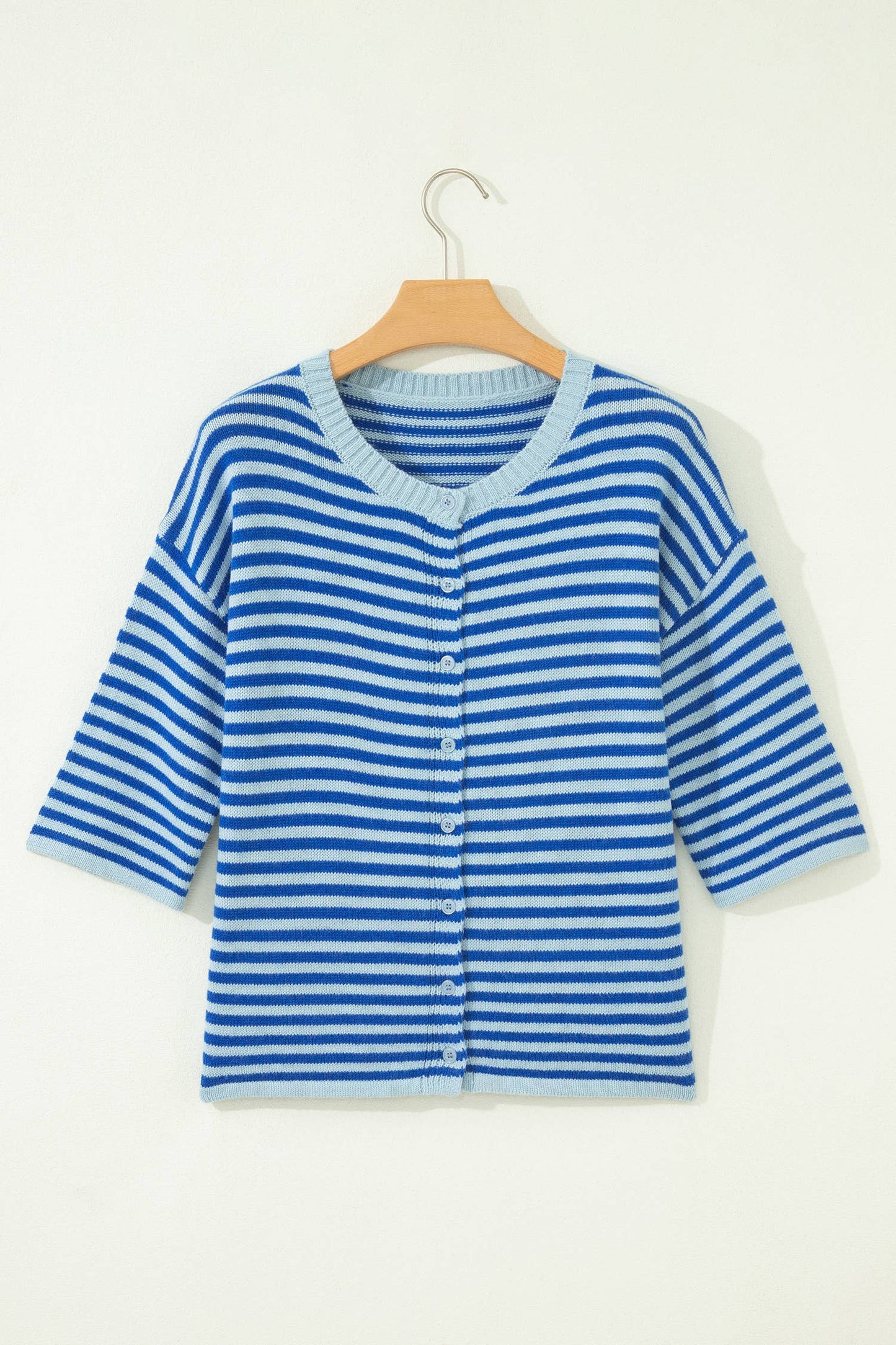 Blue Stripe Cardigan