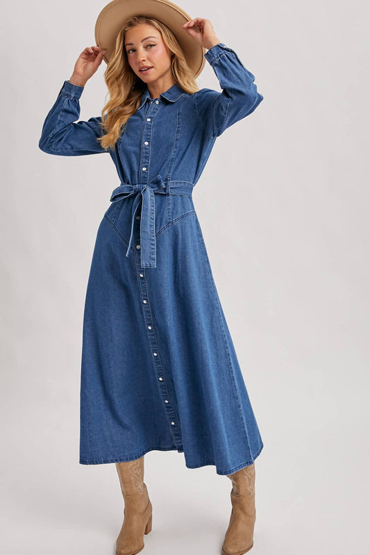 Maxi Denim Dress