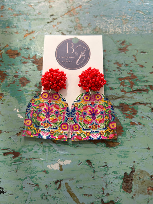 Pom Pom Fiesta Earrings