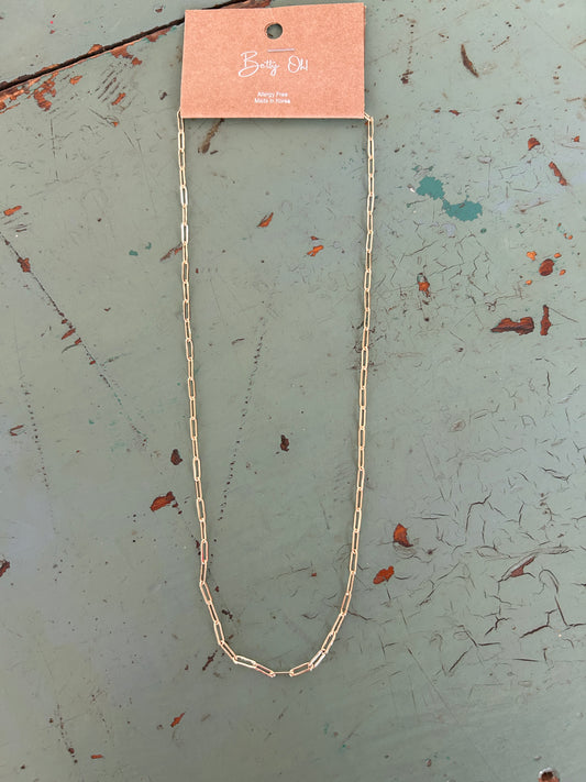 Mini Paperclip Necklace