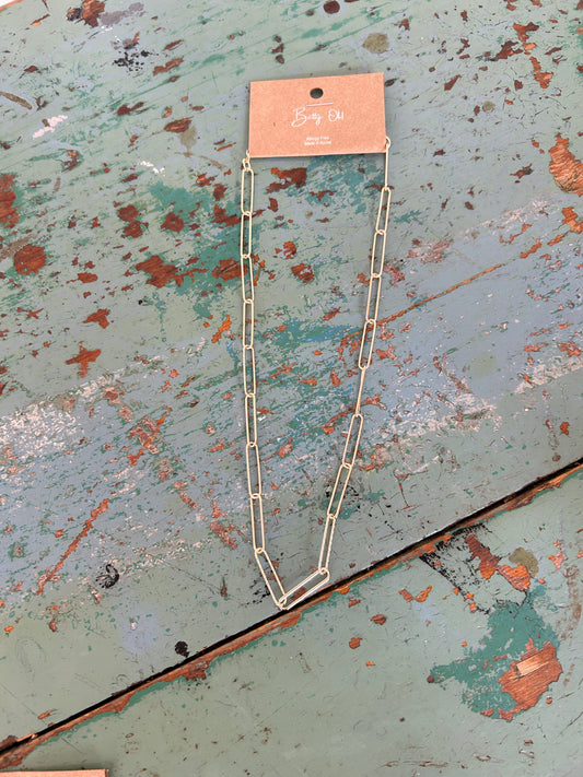 Paper-clip Necklace