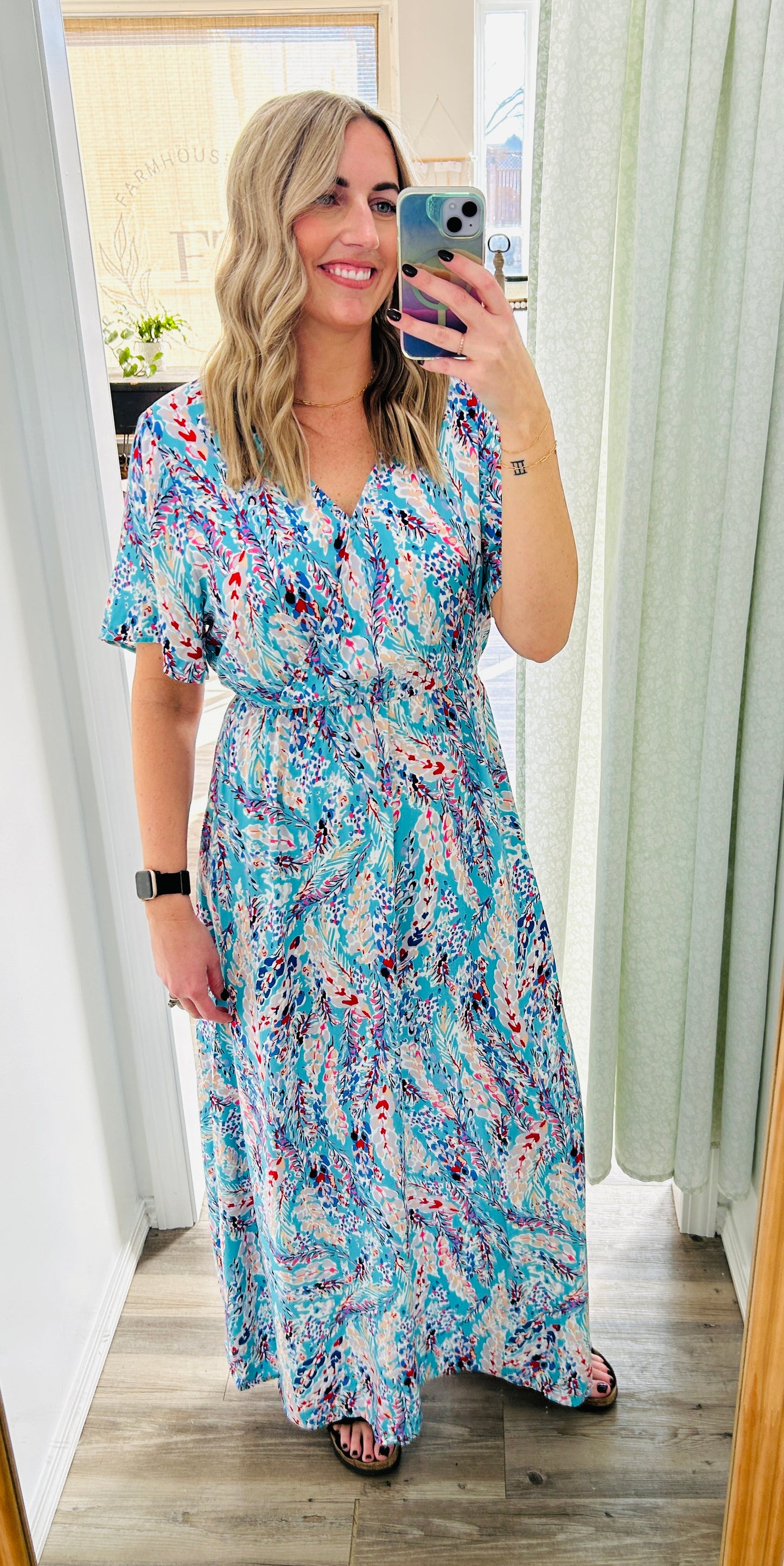 Turquoise Dress